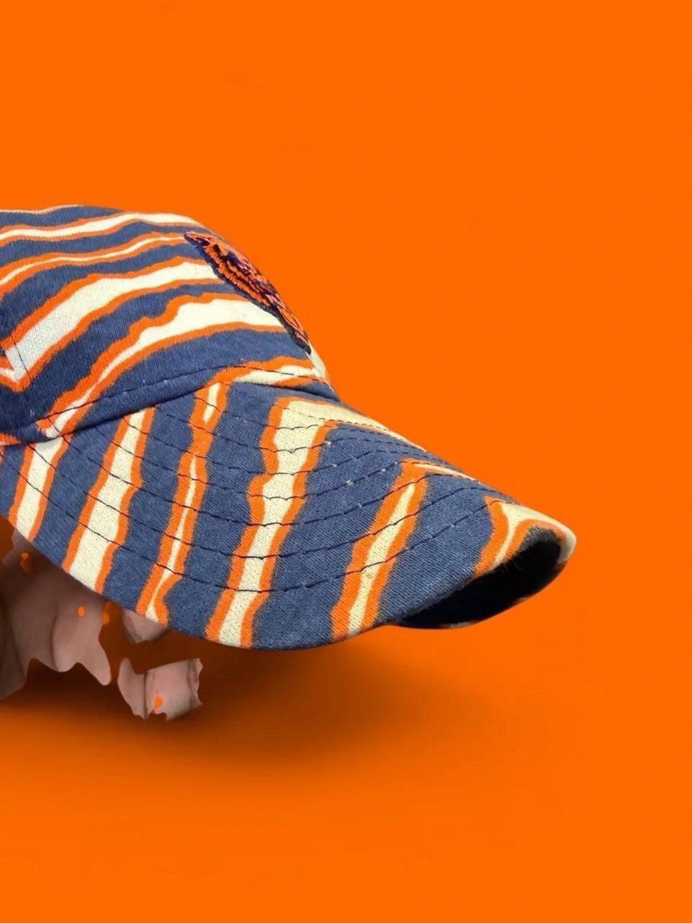 Vintage 90s Zubaz NFL Chicago Bears hat